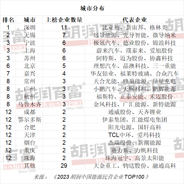 宁德时代/比亚迪/理想拿下前三！中国能源民企100强出炉