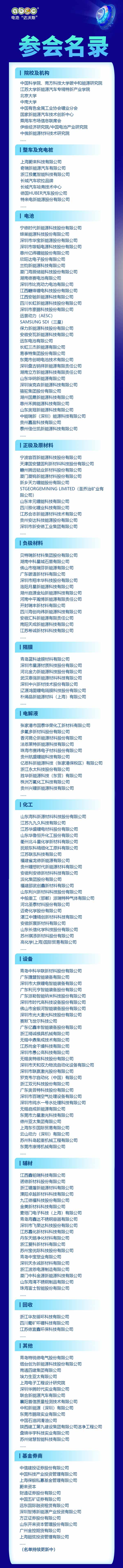 大咖云集！ABEC 2023丨第10届电池“达沃斯”论坛最新参会名录来啦！